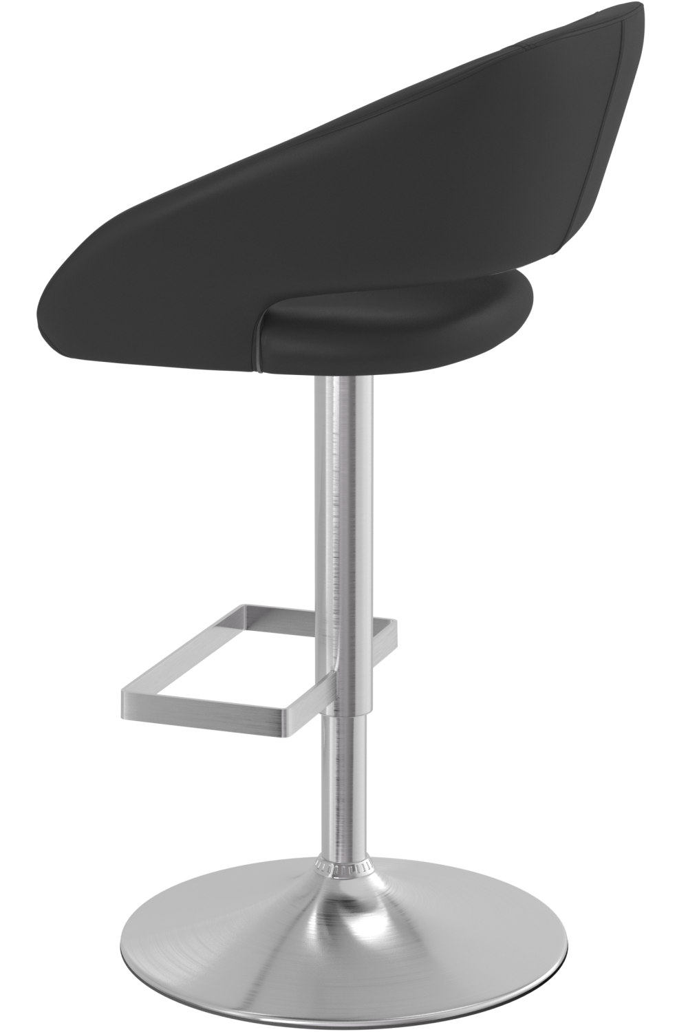 Actona Brushed Bar Stool Black