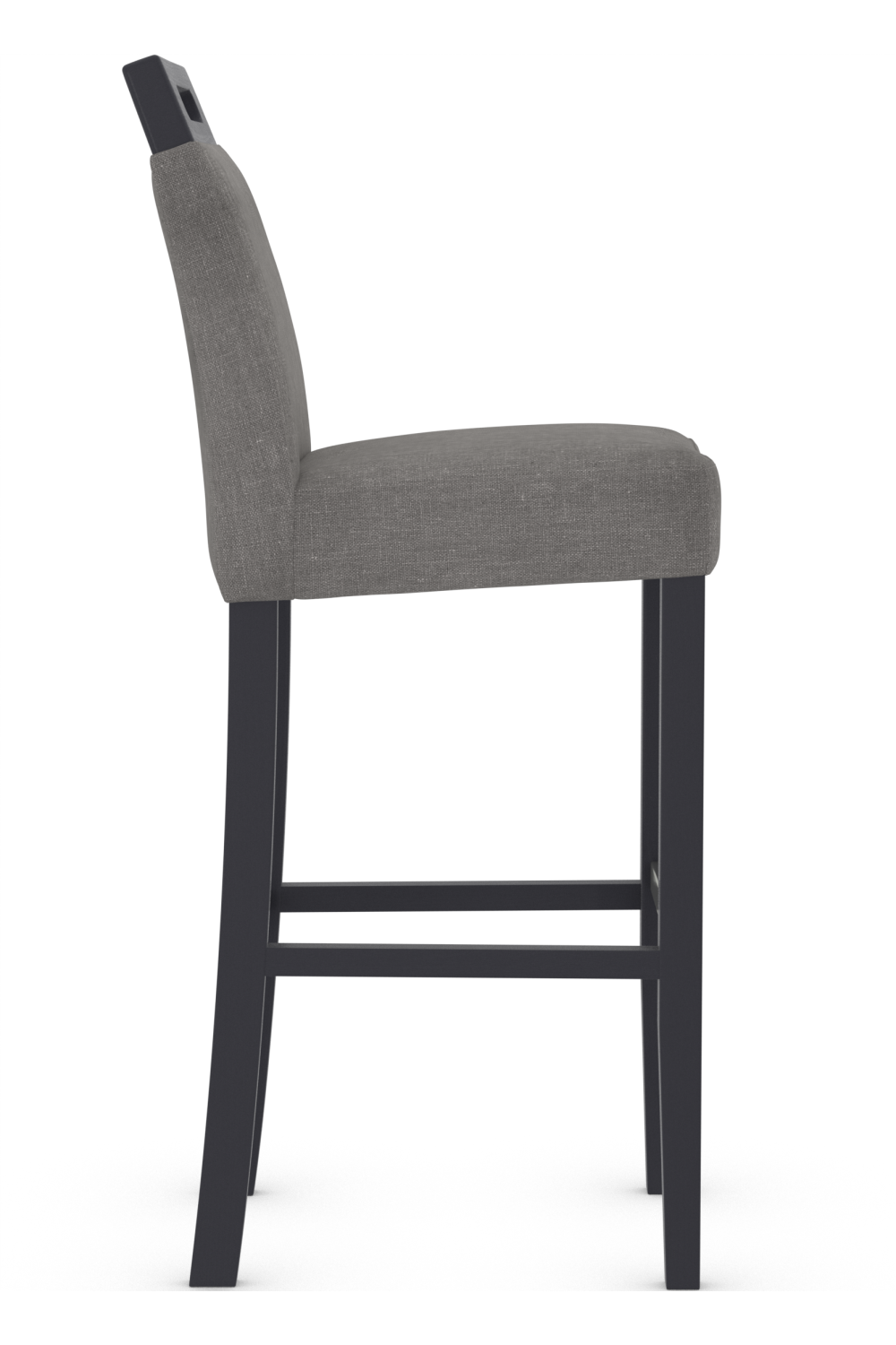 Modena Bar Stool Grey Fabric