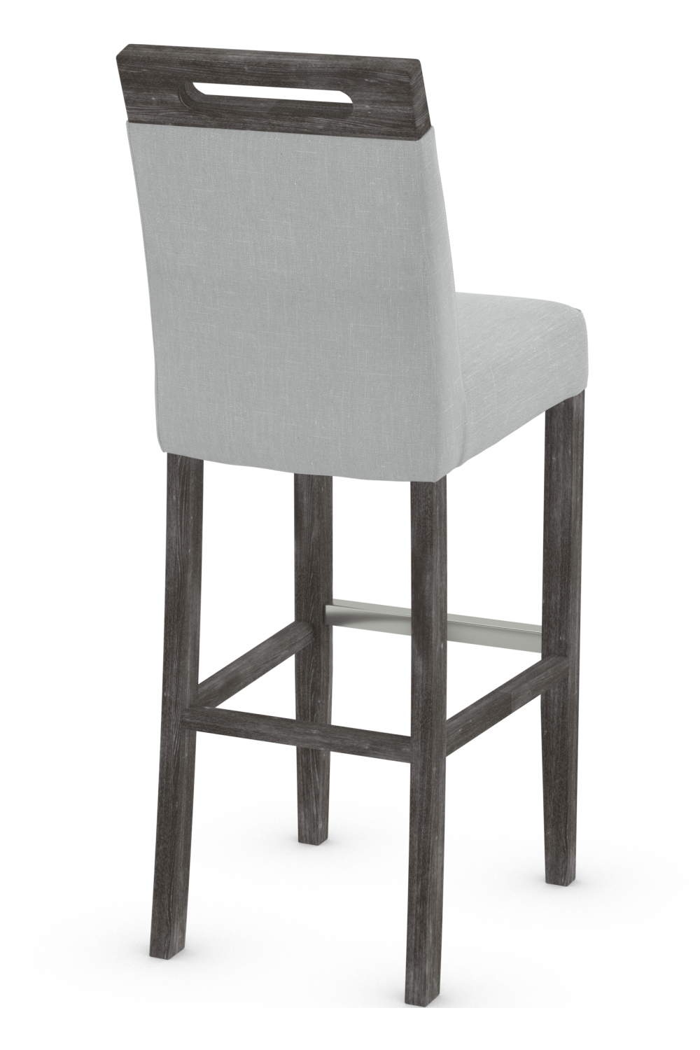 Modena Bar Stool Grey Fabric