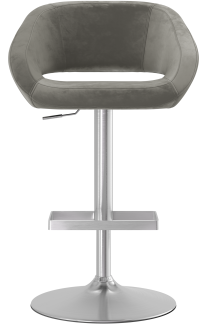 Actona Brushed Bar Stool Velvet