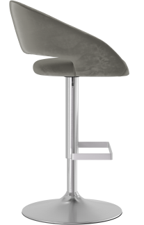 Actona Brushed Bar Stool Velvet