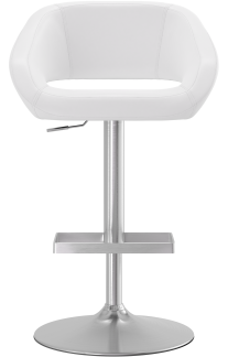 Actona Brushed Bar Stool White