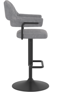Aviator Black Bar Stool