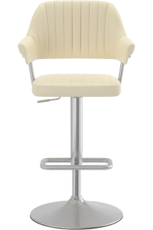 Aviator Brushed Bar Stool