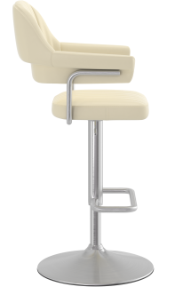 Aviator Brushed Bar Stool