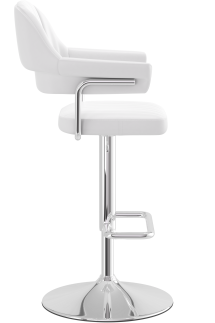 Aviator Bar Stool White
