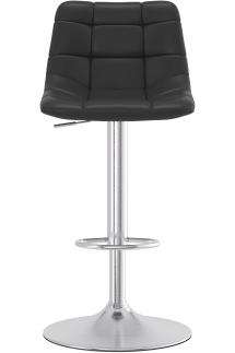 Berlin Brushed Chrome Bar Stool