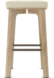 Bontempo Antique Oak Bar Stool Bronze