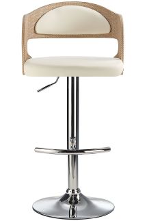 Cadiz Rattan Bar Stool White