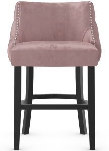 Carlton Bar Stool Blush Velvet