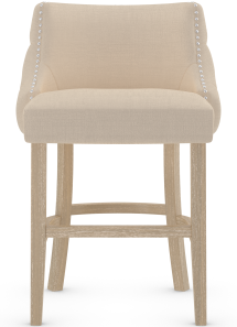 Carlton Oak Bar Stool Fabric