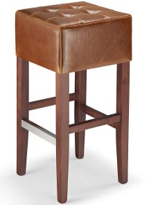 Cirocco Stool Tan Aniline Leather