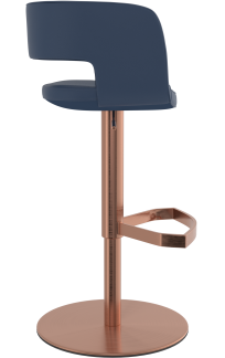Claudio Rose Gold Bar Stool 