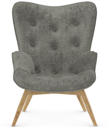 Contour Oak Chair Chenille Fabric 