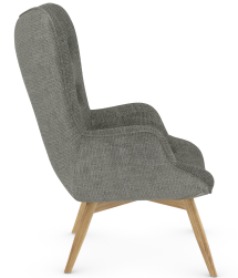 Contour Oak Chair Chenille Fabric 