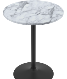 Cuba Black Poseur Table