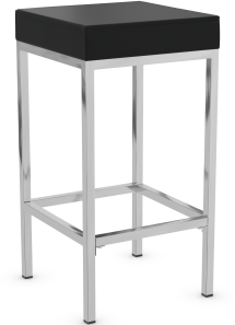 Cube Bar Stool Black