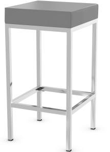 Cube Bar Stool Grey