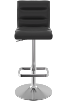 Deluxe Brushed Bar Stool Black