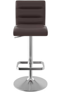 Deluxe Brushed Bar Stool Brown