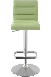 Deluxe Brushed Bar Stool Green