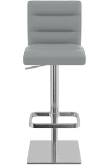 Deluxe Brushed Real Leather Bar Stool 