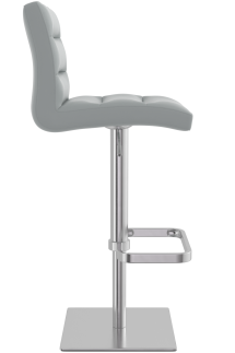 Deluxe Brushed Real Leather Bar Stool 