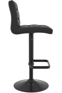 Deluxe Black Bar Stool Black