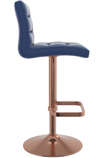 Deluxe Rose Gold Bar Stool
