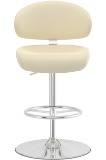 Deluxe Casino Bar Stool Cream