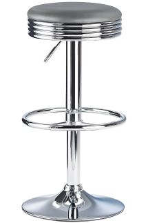 American Diner Bar Stool Grey