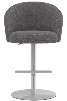 Divani Brushed Stool Teddy Fabric