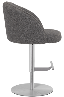 Divani Brushed Stool Teddy Fabric