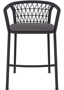 Ellipse Black Bar Stool