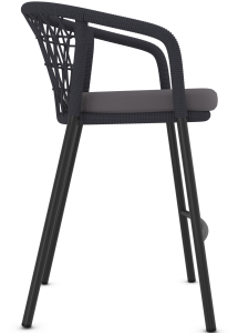 Ellipse Black Bar Stool