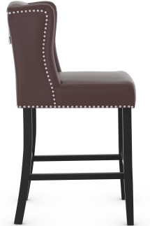 Earl Bar Stool Brown Leather