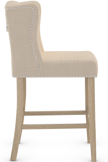 Earl Oak Bar Stool Fabric