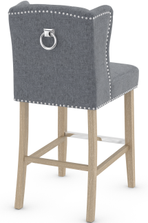 Earl Oak Bar Stool Fabric