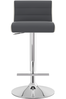 Fabio Bar Stool Grey & White