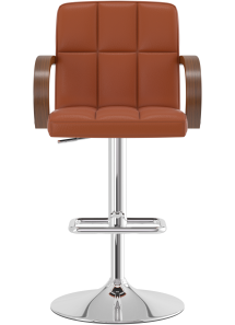 Finello Walnut Bar Stool Brown