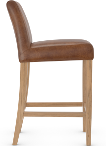 Firenze High Bar Stool Aniline Leather