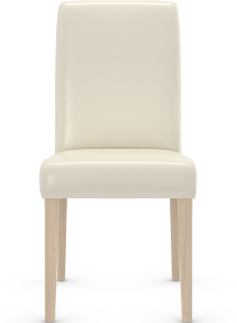 Firenze Light Oak Dining Chair Bonded Leather