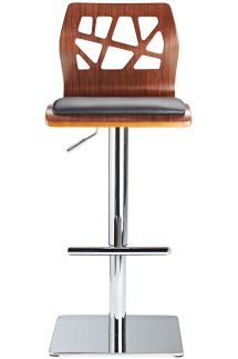Funky Bar Stool Walnut 