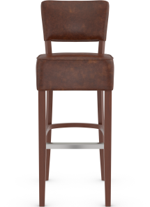 Genova High Bar Stool Aniline Leather