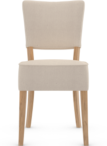 Genova Rustic Oak Dining Chair Fabric