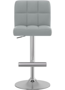 Grid Brushed Bar Stool