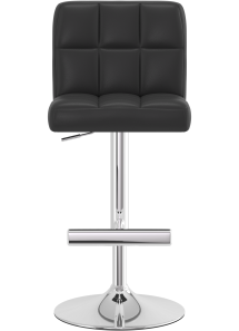 Grid Chrome Bar Stool