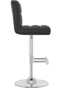 Grid Chrome Bar Stool