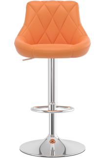 Harlequin Bar Stool Orange