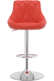 Harlequin Bar Stool Red